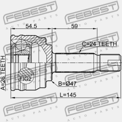 ШРУС НАРУЖНЫЙ 0X47X24