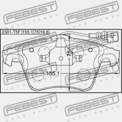 КОЛОДКИ ТОРМОЗНЫЕ ПЕРЕДНИЕ