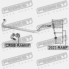 ВТУЛКА ПЕРЕДНЕГО СТАБИЛИЗАТОРА D29.3