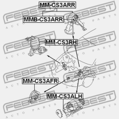 САЙЛЕНТБЛОК ЗАДНЕЙ ПОДУШКИ ДВИГАТЕЛЯ