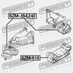 ПОДУШКА ДВИГАТЕЛЯ ПЕРЕДНЯЯ (ГИДРАВЛИЧЕСКАЯ)